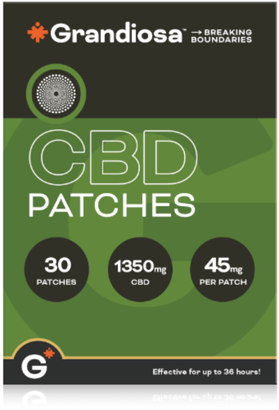 Grandiosa Grandiosa 45mg CBD Dermal Patches - 1350mg (30)