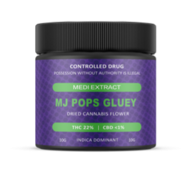 community photo of MJ MJ POPS Gluey THC 22% (small buds) Flower 10g