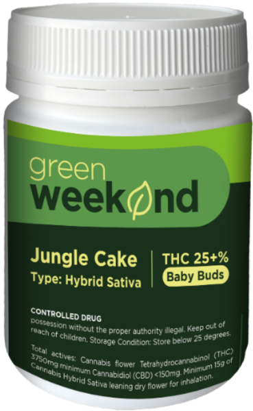 community photo of Grandiosa Grandiosa Green Weekend • Jungle Cake • 25+% THC • 15g Flower 15g