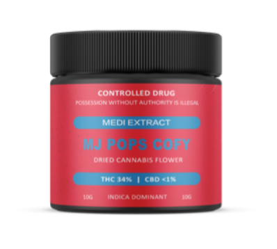 community photo of MJ MJ POPS Cofy THC 34% (small buds) Flower 10g