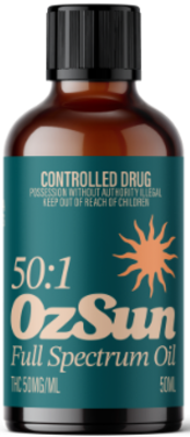 OzSun THC 50:1 Full Spectrum Oil
