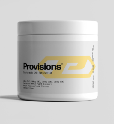 Provisions Daybreak 20:50:20:10 Pastilles (THC20mg/CBD50mg/CBG20mg/CBC10mg) **90 Pack**