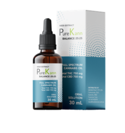 community photo of PureKann PureKann Balance Oil 25:25 (THC 25 mg/mL and CBD 25 mg/mL) Total Active THC 750mg/30mL : CBD 750mg/mL) Oil 30ml