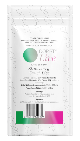 Dopist Live Strawberry Cough (Live Resin)