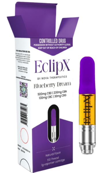 EclipX Blueberry Dream CBD500:CBN200:CBC100:CBG30