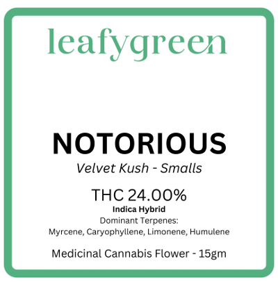 community photo of Carina Day & Night Notorious Velvet Kush Flower 15g