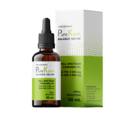 community photo of PureKann PureKann Balance 100: 100 (THC 100mg/mL and CBD 100mg/mL) Total Active THC 3 000 mg/30mL : CBD 3 000 mg/30mL) Oil 30ml