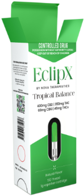 community photo of EclipX Tropical Balance CBD400:THC350:THCV40:CBG60 Vapes 1g
