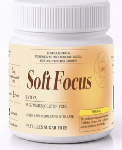 Lady J   LADY J™ SOFT FOCUS PASTILLES SUGAR FREE CBD50 15CBG 5THC