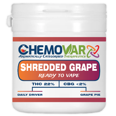 community photo of Chemovar Shredded Grape 22% Flower 20g