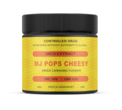 community photo of MJ MJ POPS Cheesy THC 19% (small buds) Flower 10g
