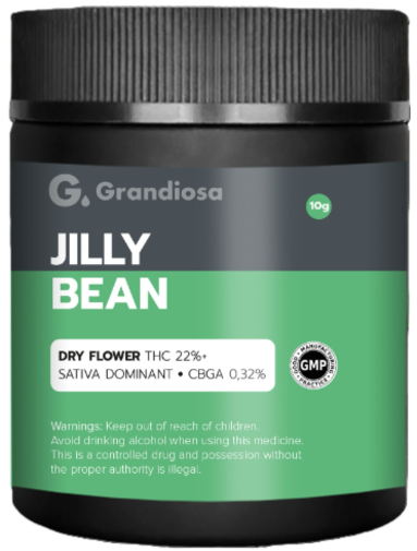 community photo of Grandiosa Grandiosa Dry Flower • JillyBean • 22+% THC • 10g Flower 10g