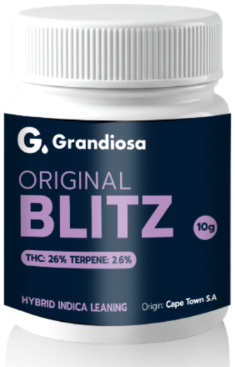 community photo of Grandiosa Grandiosa Dry Flower • Original Blitz • 26% THC • 10g Flower 10g