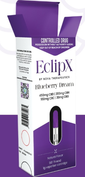 community photo of EclipX Blueberry Dream CBD500:CBN200:CBC100:CBG30 Vapes 1g