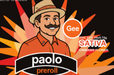 Paolo Preroll Paolo Preroll Sativa 23% GEE 0.75g 8s 7.5g