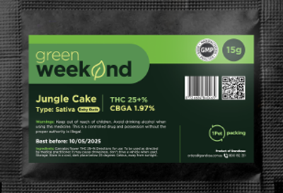 community photo of Grandiosa Grandiosa Green Weekend Jungle Cake 25% Flower 15g