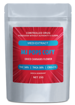 community photo of MJ MJ POPs Cofy 34% 15g Flower 15g