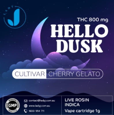 community photo of Lady J Hello Dusk Live Rosin Indica  Vapes 1 g